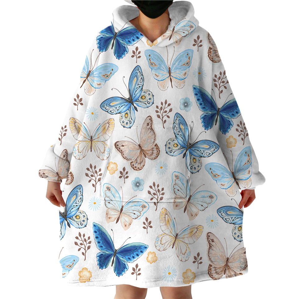 Blue on sale butterfly hoodie