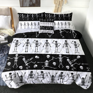 Skeleton Skull Coverlet