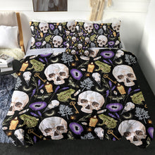 Load image into Gallery viewer, Skeleton Skull Coverlet