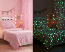 Load image into Gallery viewer, 3pc Kids Glow In The Dark Bedroom Set - Warm Blanket