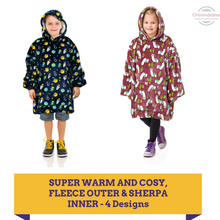 Load image into Gallery viewer, Kids Cozy Fleece Snuggle Hoodie