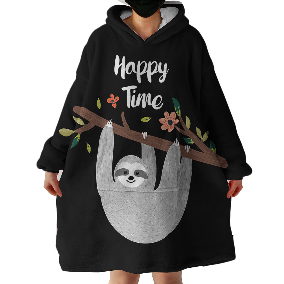 Hooded hot sale sloth blanket