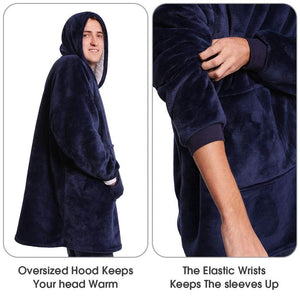 Blanket Hoodie - Red or Blue